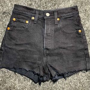 Levi’s Ribcage Denim Shorts